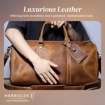 Montgomery | Genuine Top-Layer Cowhide Duffel Crossbody Bag