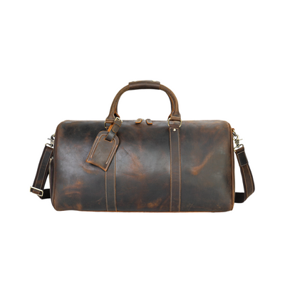 Rhett | Vintage Full-Grain Leather Duffel for Refined Travel