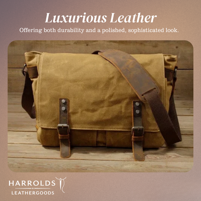 Drake | Waxed Accent Leather | Shoulder Bag