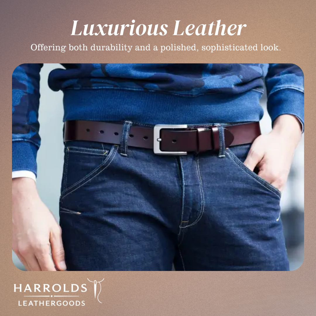 Noah | Vintage Belt with Square Pin Buckle