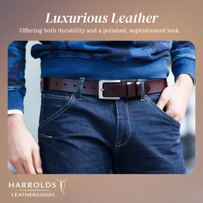 Noah | Vintage Belt with Square Pin Buckle