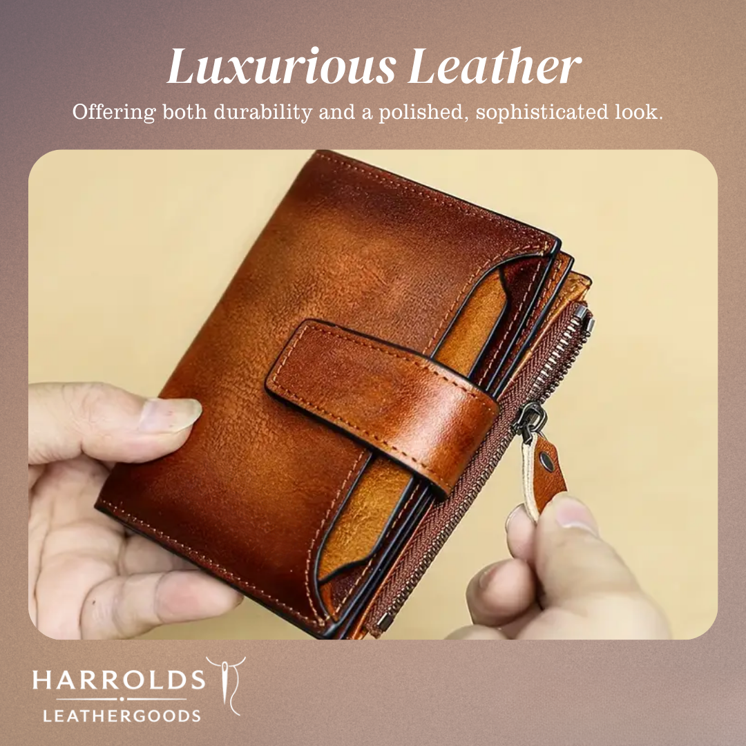 Callum | Vintage Leather RFID Duo-fold Wallet