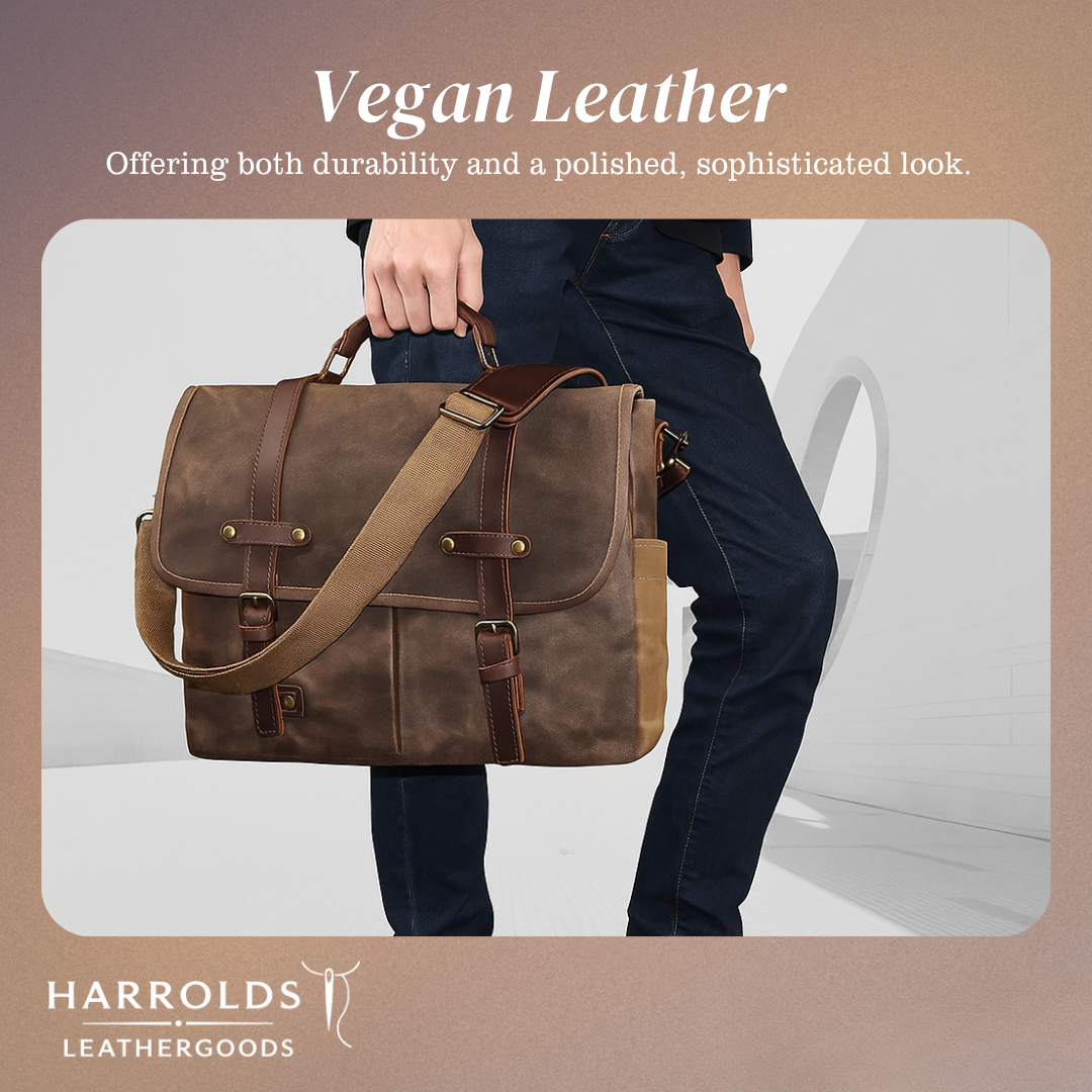 Clark | Vintage Waxed Canvas Leather Straps | Messenger bag