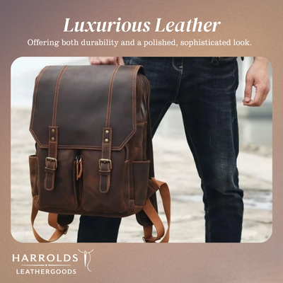 Biefeld | Vintage-Style Leather Rucksack for Everyday Use