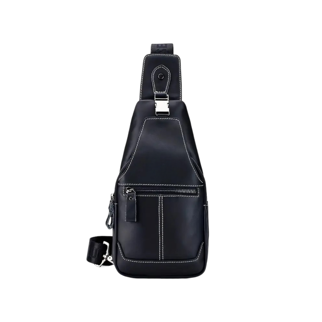 Callum | Leather Crossbody Chest Bag for Men