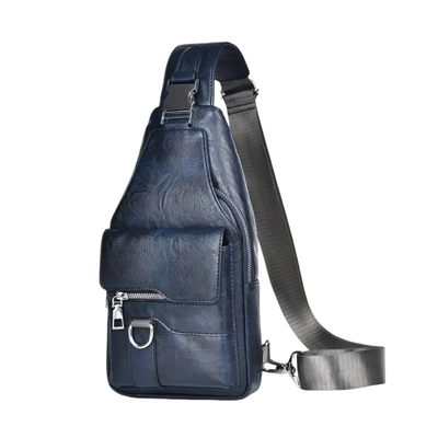 Daxton | Vertical Sling Bag with Secure Flap & Zips
