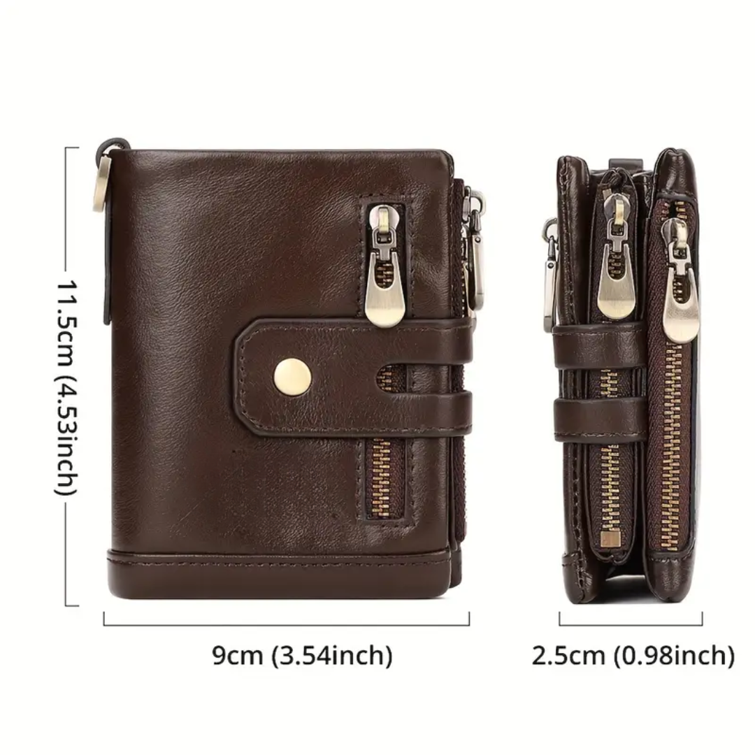 Carter | Vintage Leather RFID Wallet