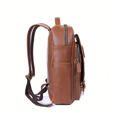 Mike | Vintage Buckle Leather | Backpack