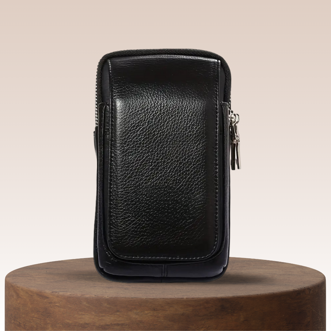 Sander | Phone & Essentials Leather Belt Pouch