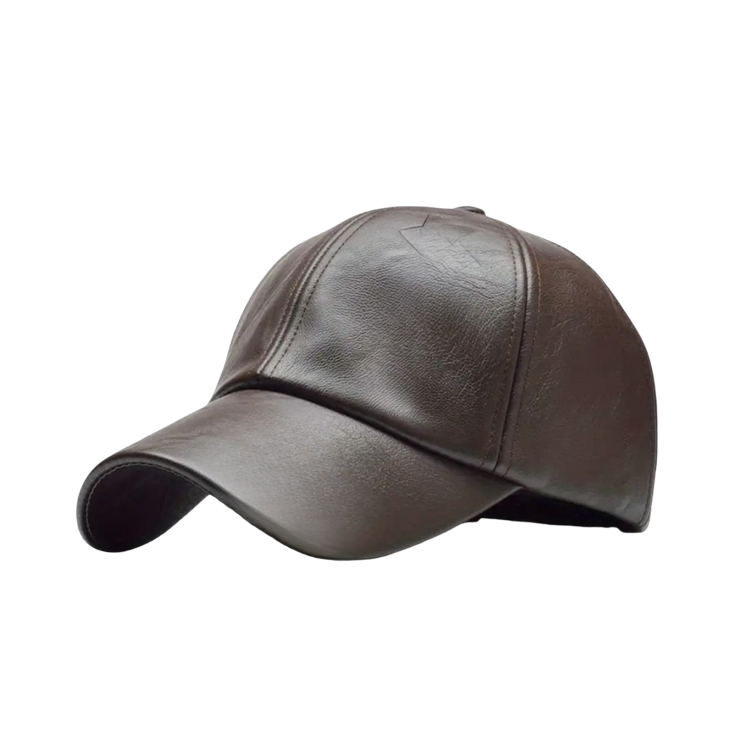Daniel | Classic Leather-Style Baseball Cap for Men