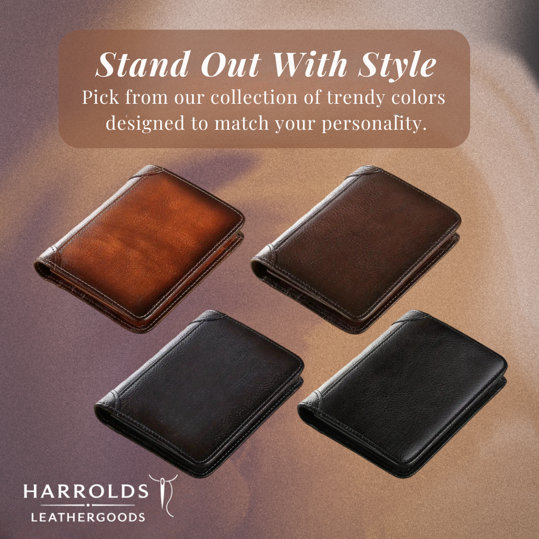Slim RFID Leather Wallet (Checkout Offer)