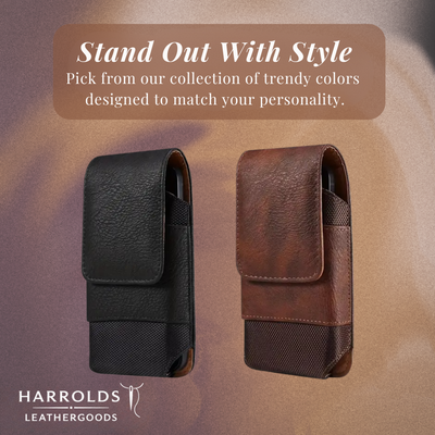 Dimitri | Magnetic Phone Belt Leather Pouch Case