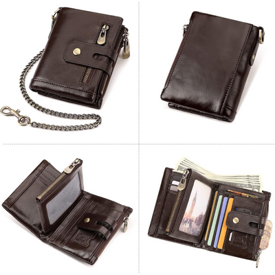 Carter | Vintage Leather RFID Wallet