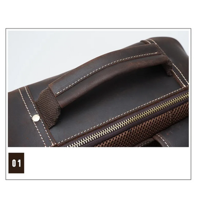 Josh | Men's Leather Professional Laptop | Backpack