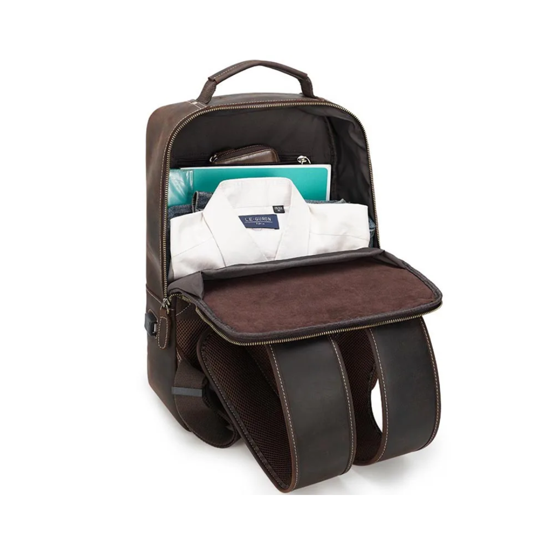 Josh | Men's Leather Professional Laptop | Backpack