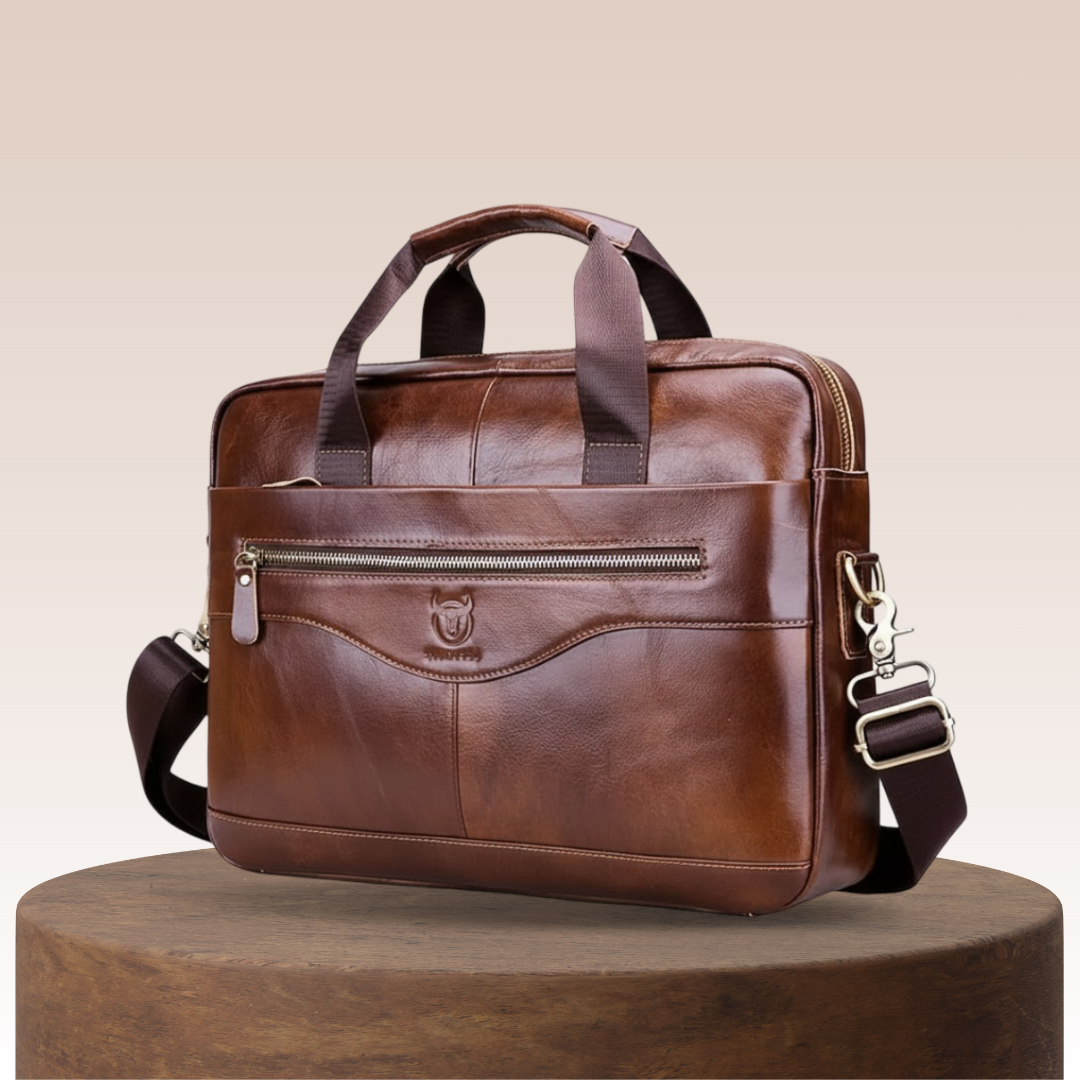 Jacob | Leather Spacious Briefcase | Messenger Bag