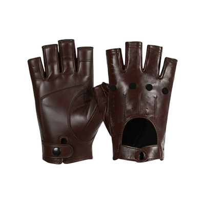 Florian | Perforated Leather Motorcycle Gloves