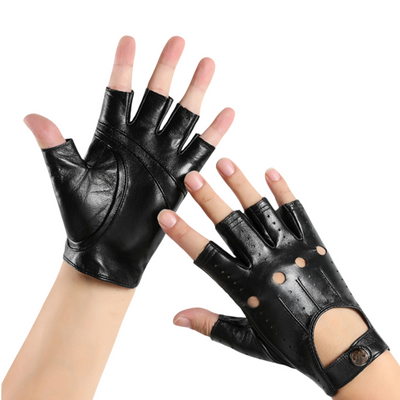 Florian | Perforated Leather Motorcycle Gloves