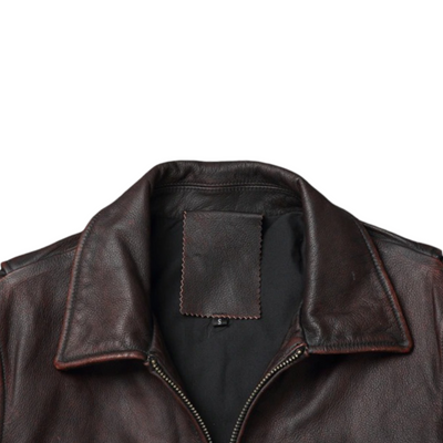Thomas | Rugged Trucker Style Leather Jacket