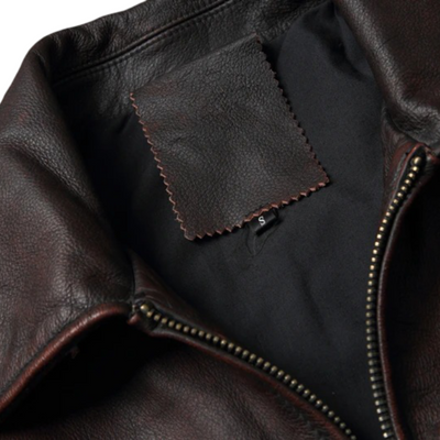 Thomas | Rugged Trucker Style Leather Jacket