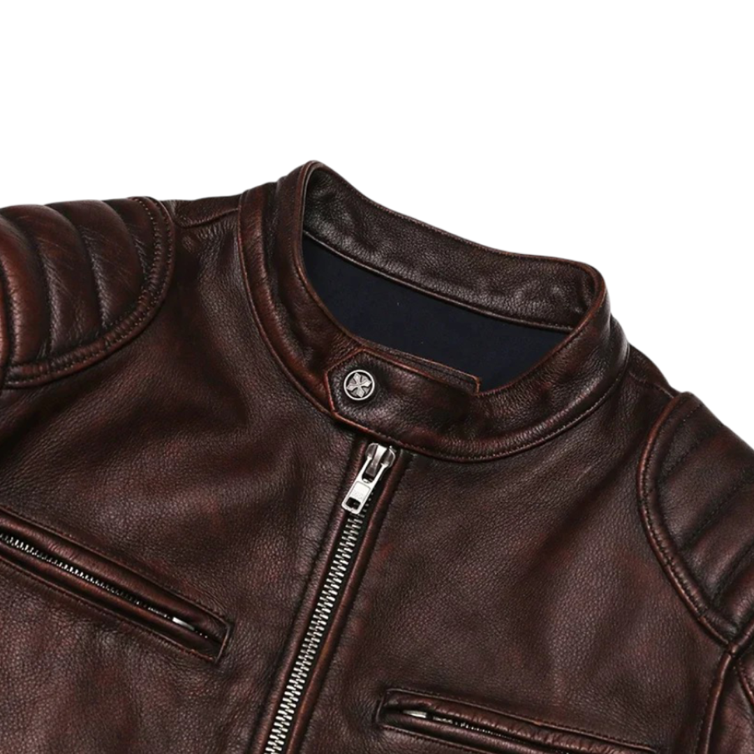Alexander | Vintage Racer Leather Jacket