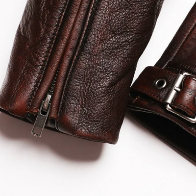 Alexander | Vintage Racer Leather Jacket