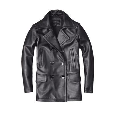 Ford | Men's Cowhide Double-Breasted Leather Jacket