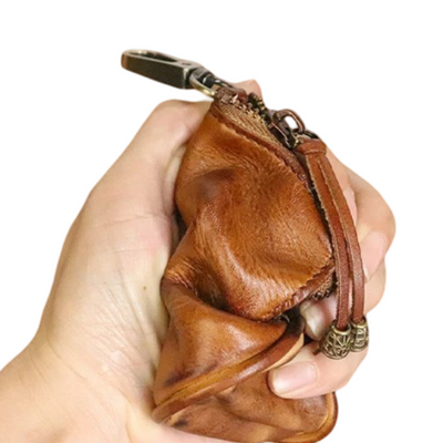 Steve | Leather Zippered Key Holder Wallet