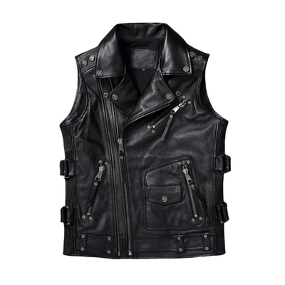 Viggo | Vintage Distressed Leather Vest