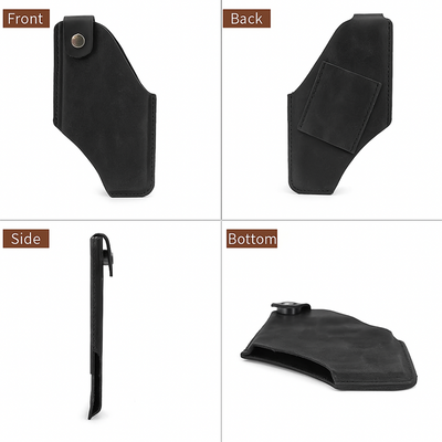 Oswin | Vertical Leather Phone Holster