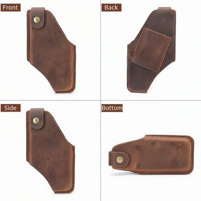 Oswin | Vertical Leather Phone Holster