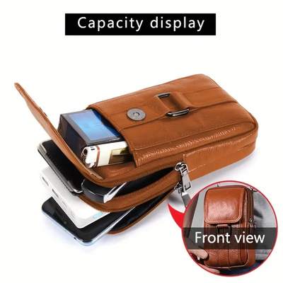 Frank | Belt Phone Pouch Zippered Wallet Case