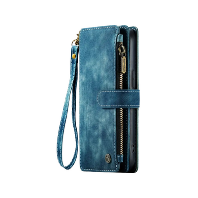 Clement | IPhone Case Leather Wallet with Wrist Strap