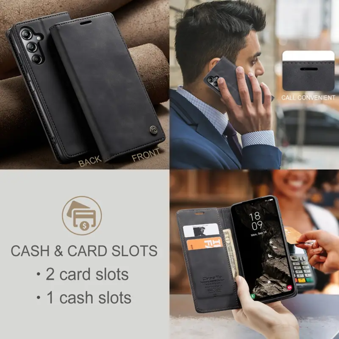 Maurice | Galaxy Convenient Flip Leather Phone Case