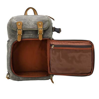 Jerick | Vintage Canvas Camera Backpack