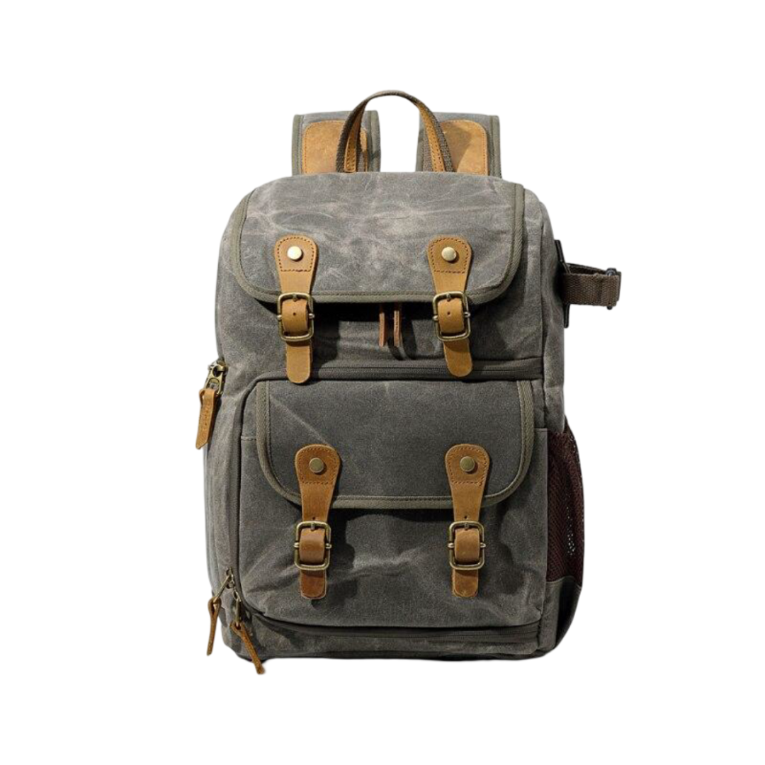 Jerick | Vintage Canvas Camera Backpack