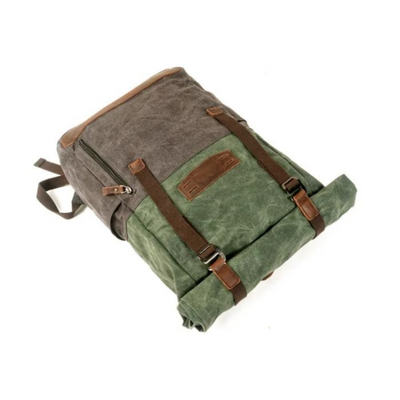 Calvin | Waterproof Canvas Roll-Top Backpack