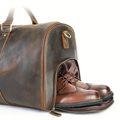 Arden | Classic Leather Duffel Tote