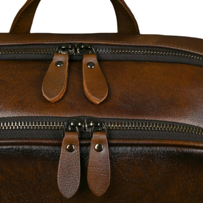 Bennett | Full-Grain Leather “Professor” Laptop Backpack