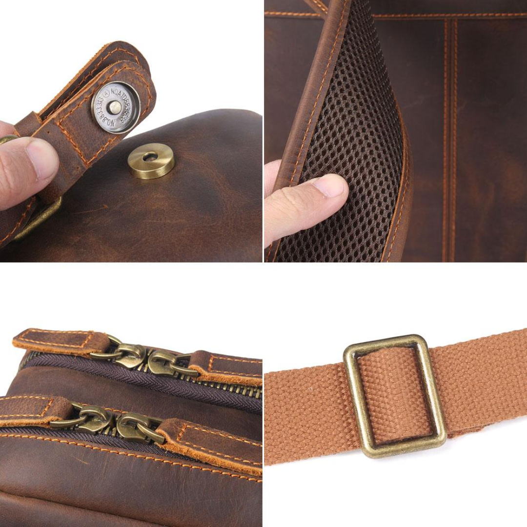 Biefeld | Vintage-Style Leather Rucksack for Everyday Use