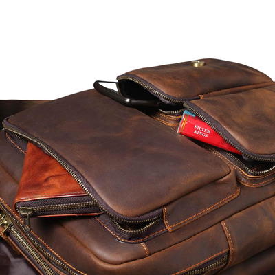 Biefeld | Vintage-Style Leather Rucksack for Everyday Use