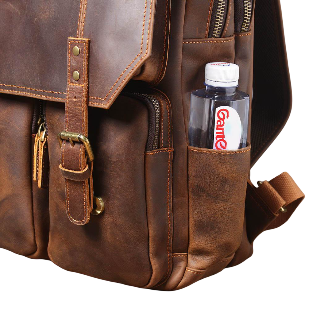 Biefeld | Vintage-Style Leather Rucksack for Everyday Use