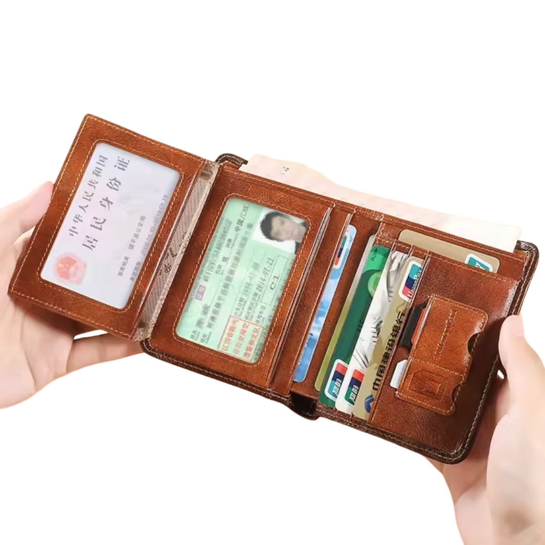 Slim RFID Leather Wallet (Checkout Offer)