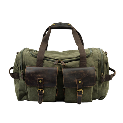 Harlan | Vintage Canvas Weekend Duffle Bag