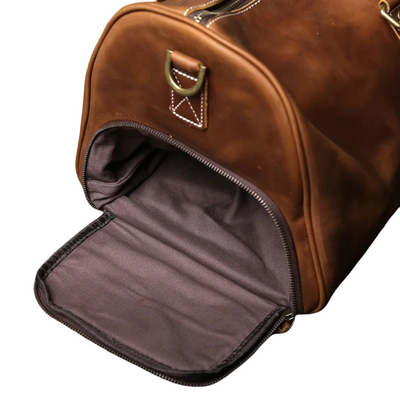 Callahan | Premium Leather Travel Duffel Bag