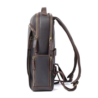 Archer | Leather Laptop Rucksack