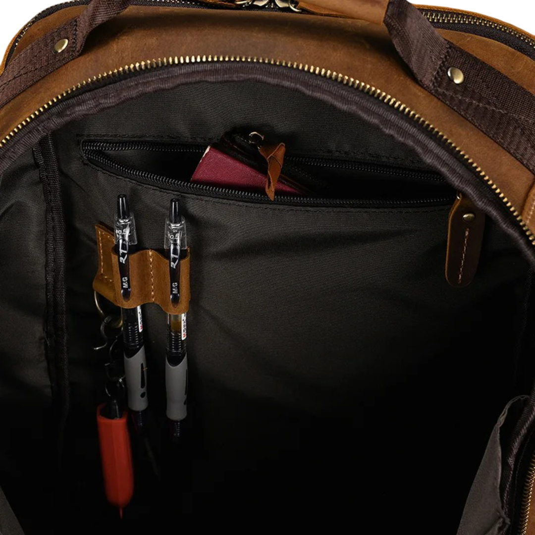 Nathan | Fashion Ample Leather | Backpack