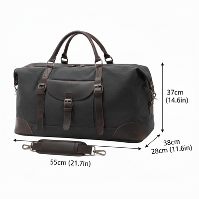 Francis | Vintage Rugged Leather | Duffel Bag