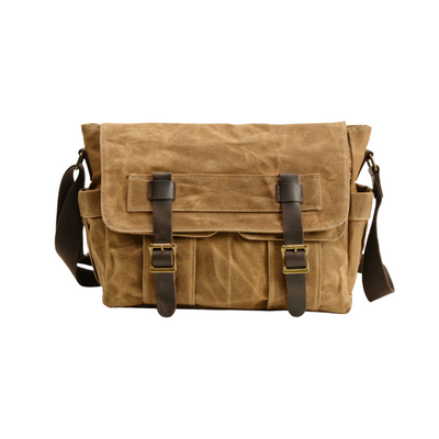 Lester | Retro Textured Canvas Leather | Shoulder Bag