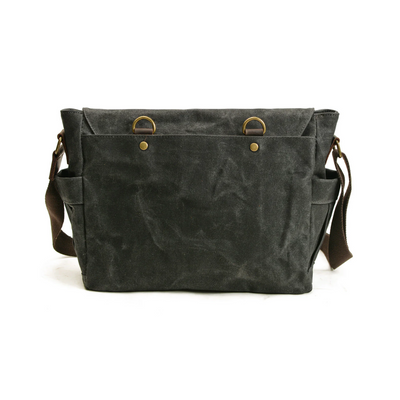 Lester | Retro Textured Canvas Leather | Shoulder Bag